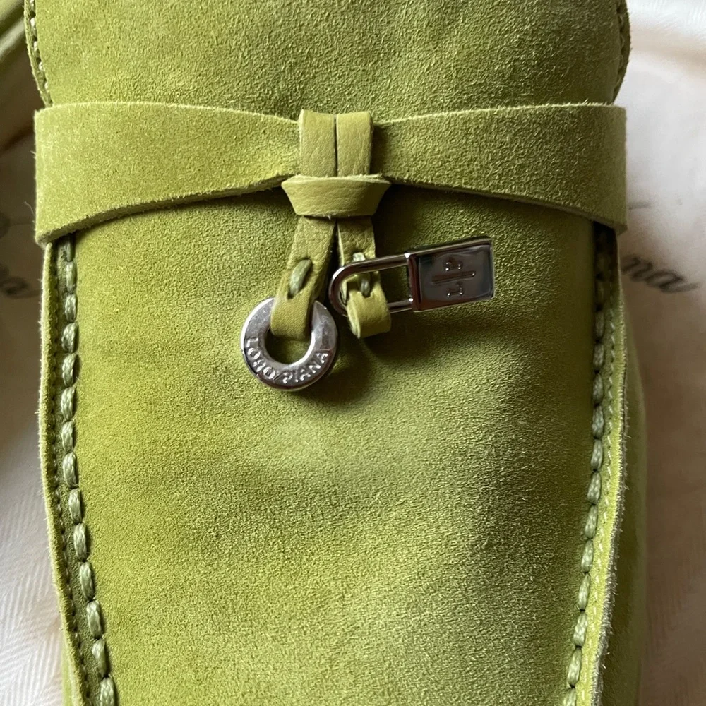 Loro Piana Suede Slip-On Loafers - Picture 5 of 10